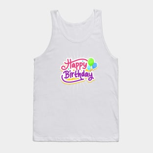 Happy Birthday Tank Top